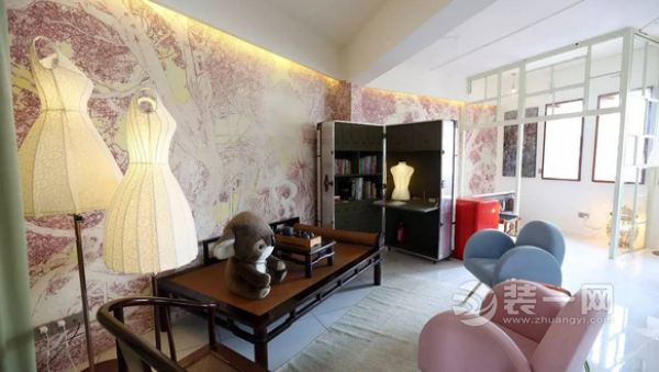 Airbnb广州文艺范儿民宿室内装修效果图