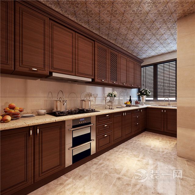 唐山兴盛大成中式风格厨房装修设计案例