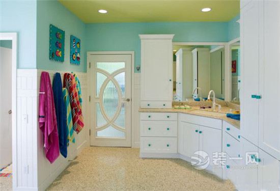 靓丽奇趣中独立 儿童卫浴间六安装修装潢设计