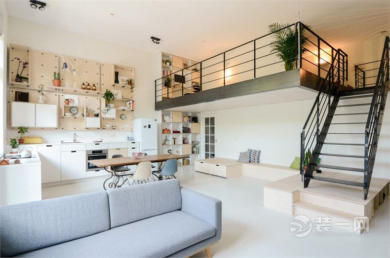 150平LOFT公寓造型设计 巴中装修质感筑梦空间