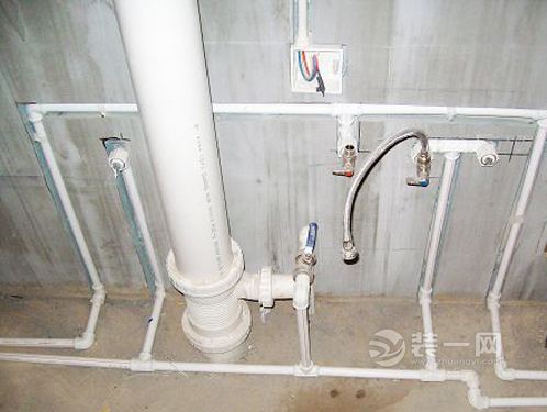 居家装修卫生间水管安装局部分布图