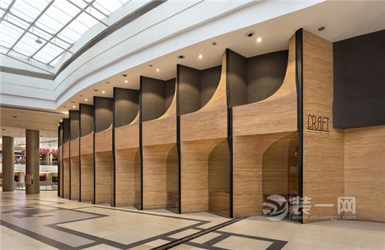 这家餐厅颠覆传统玻璃幕墙设计 大气木拱廊展空间