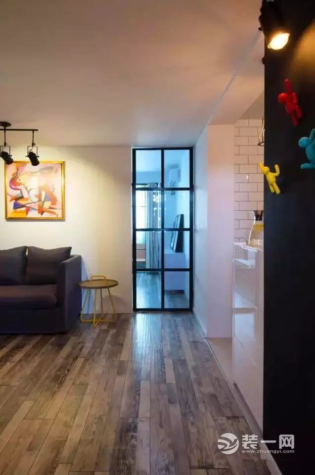 40平米“凸”字型小公寓装修效果图