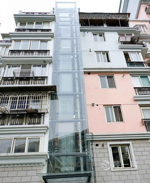 上海多层住宅加装电梯图