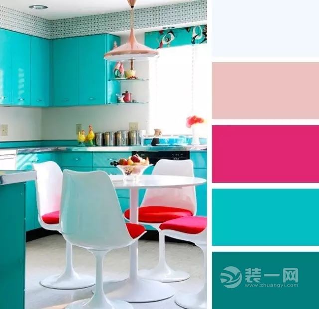 厨房配色效果图