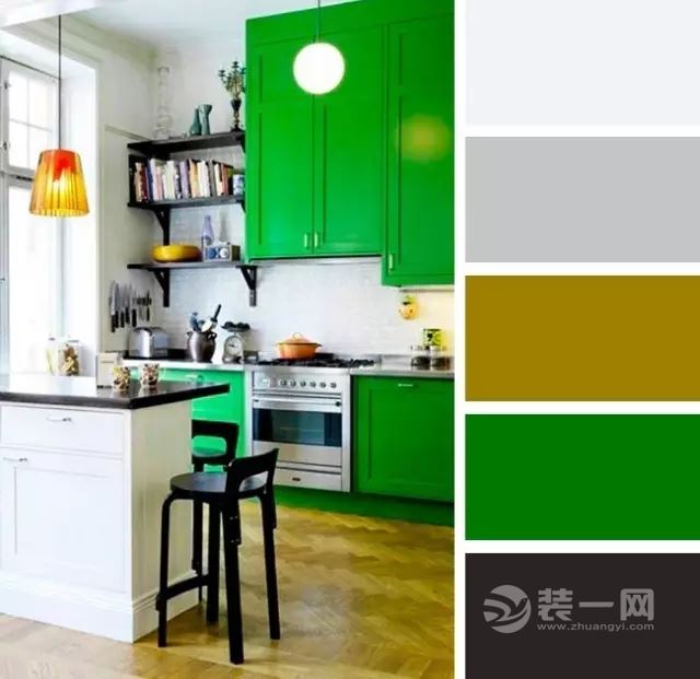 厨房配色效果图