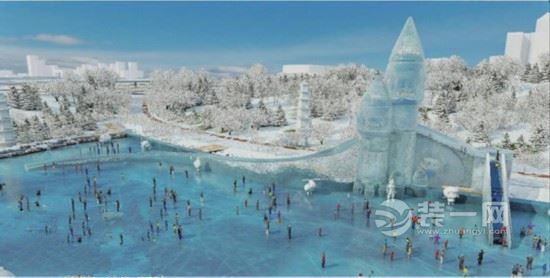乌鲁木齐大小绿谷冰雪主题公园月底开放 再曝效果图