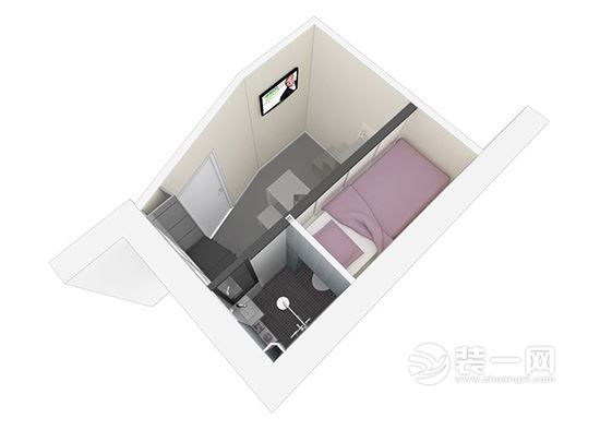 天津装修网推荐8平米微缩公寓 超强机能的生活空间