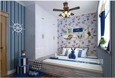 居家装修儿童卧室榻榻米装修设计效果图