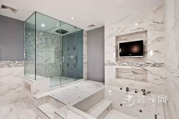 大理石浴室装修效果图
