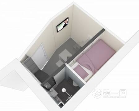衢州装修网分享8平米单身公寓装修效果图