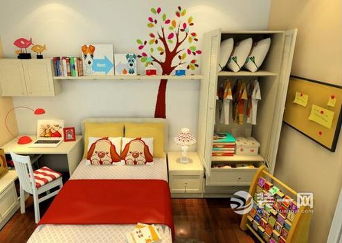 清新浪漫可爱风 充满童趣的儿童房墙面色彩设计案例