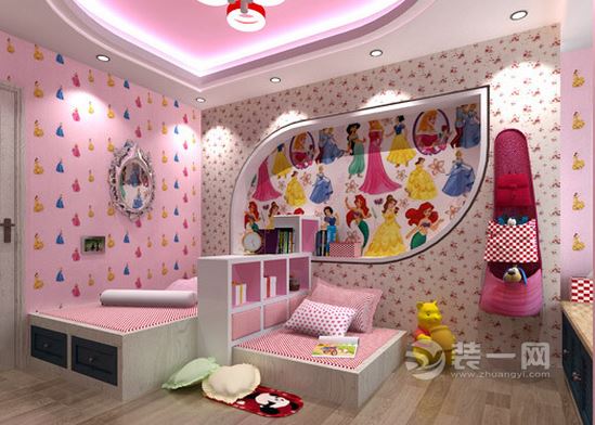 清新浪漫可爱风 充满童趣的儿童房墙面色彩设计案例