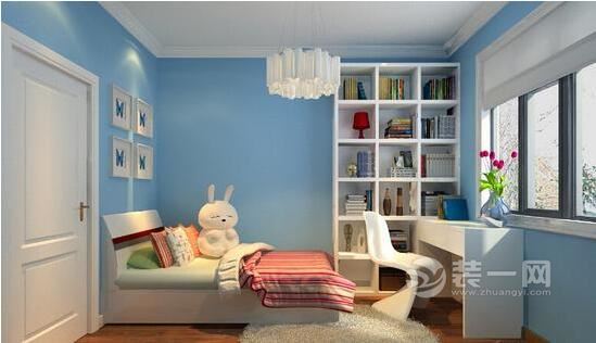 15平米英伦风格儿童卧室装修设计效果图