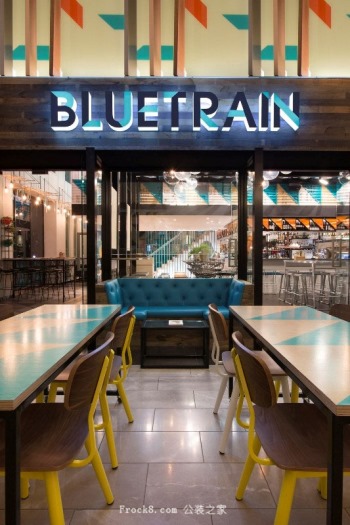 Bluetrain餐厅工业风装修 转角遇到墨尔本典雅风情