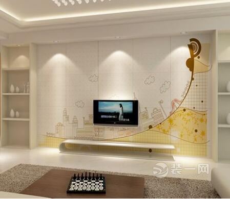 居家装修客厅电视背景墙设计装修效果图