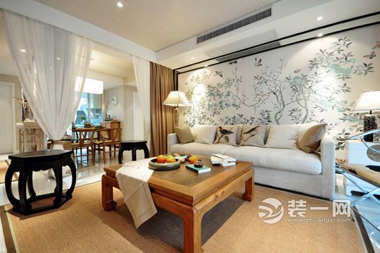中式风格小公寓装修效果图
