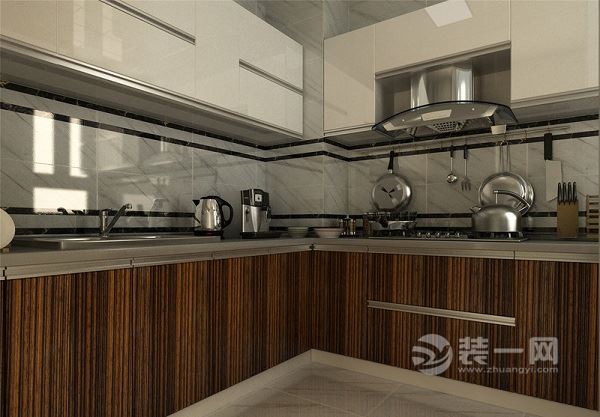 129平现代简约风格厨房装修设计图