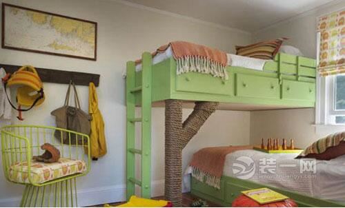 居家装修上下铺儿童房装修设计效果图