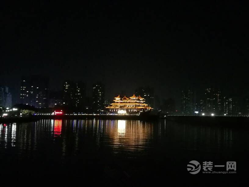 珠海野狸岛歌剧院装修设计果图 贝壳夜景璀璨夺目