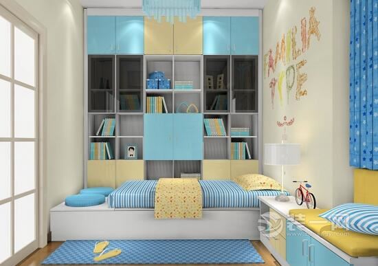 居家装修儿童书房装修设计效果图片