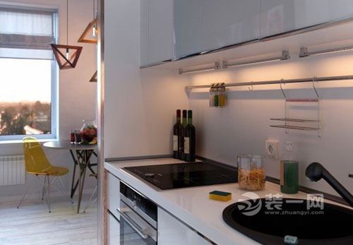 40平小户型设计 绵阳装修网推荐单身公寓设计效果图