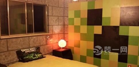 深圳装修公司分享游戏狂热爱好者装修的游戏主题卧室