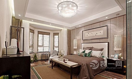 140平三居室装修效果图 绵阳装修网新中式风格大户型