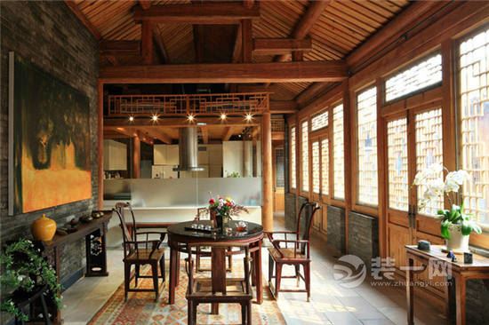 中式古典风大户型设计 乌鲁木齐装修网老宅翻修案例