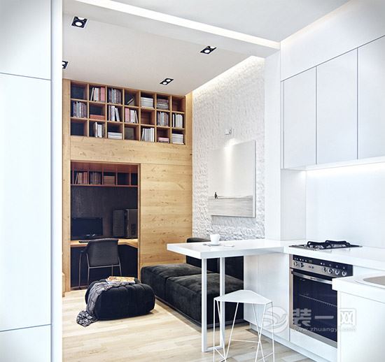 迷你公寓设计 上海装修公司分享现代简约装修案例