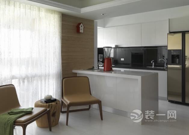 美式风格样板房 合肥装修公司开放式厨房设计效果图
