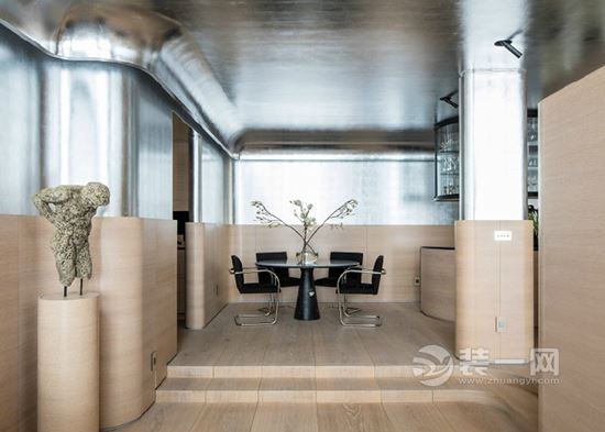 银川装修公司设计单身公寓样板间 拉大空间视觉效果