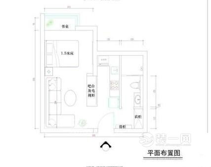 深圳装饰公司唯美案例推荐 御龙居42平米小户型设计