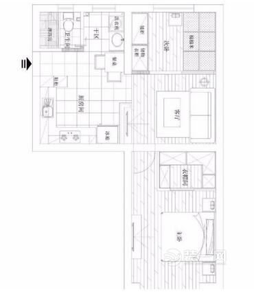 52平米小户型老房改造 精心打造简约北欧风两居室