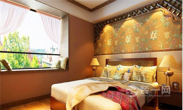 东南亚风格卧室装修设计效果图
