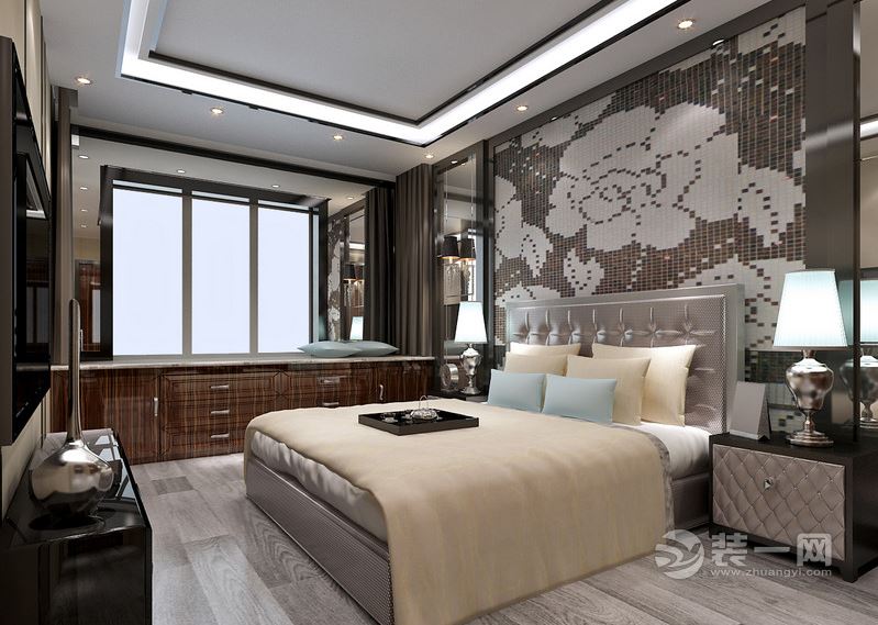 低奢华贵现代风格卧室装修设计效果图