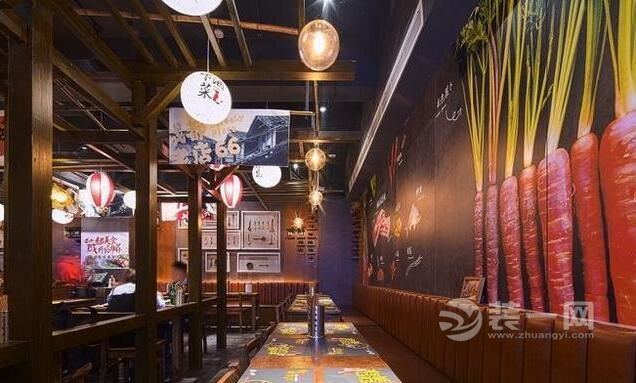 东莞80平低调餐厅设计案例