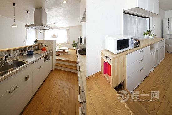 80平木色小复式公寓 乌鲁木齐装修网日式风格效果图
