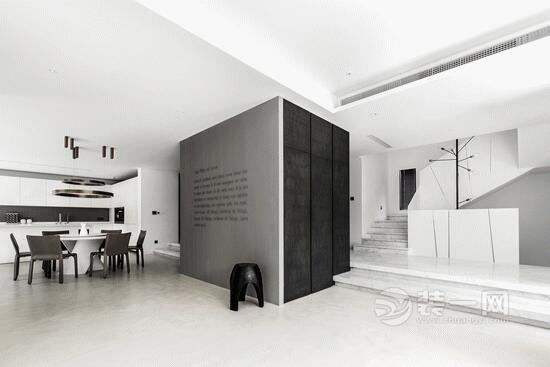 纯白现代别墅空间设计装修案例 三代同堂的岁月静好