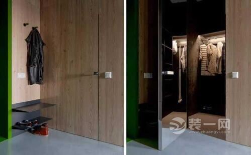 40平米一室一卫设计装修案例 充满生机的草绿色新家