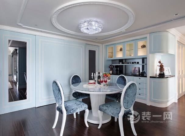 美式古典装修效果图 成都装修公司两室一厅室内设计