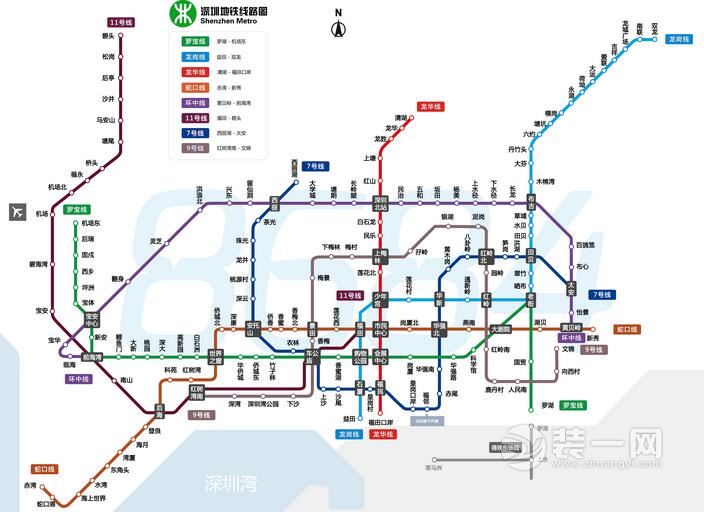 深圳装修网揭本市32条地铁规划详情 新线路往哪走