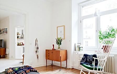 北欧简约白领公寓 六安装饰纯白家居印象设计