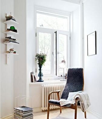 北欧简约白领公寓 六安装饰纯白家居印象设计