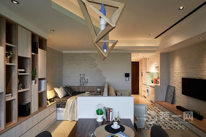 40平米小户型装修效果图 资阳装修网单身公寓设计说明