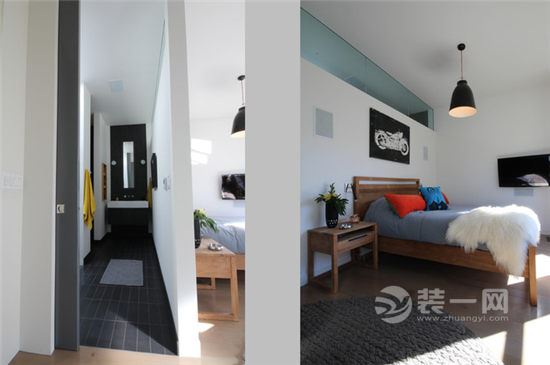 六安两居室时尚公寓装修设计 都市高冷范 装一网六安站 室内装修效果图