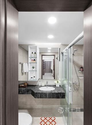80平米两室一厅效果图 北京装修网新古典风格样板房