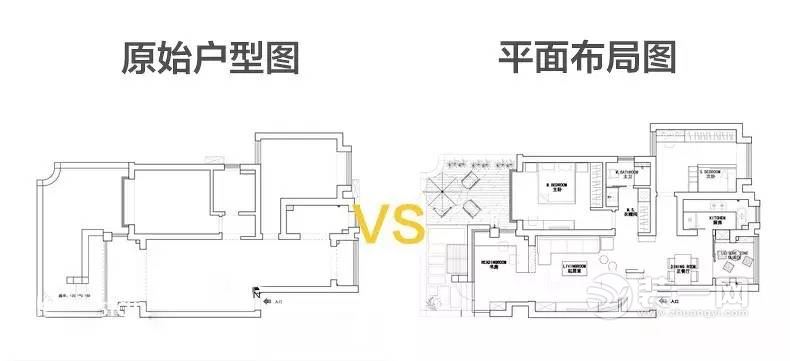 110平米三室两厅装修效果图