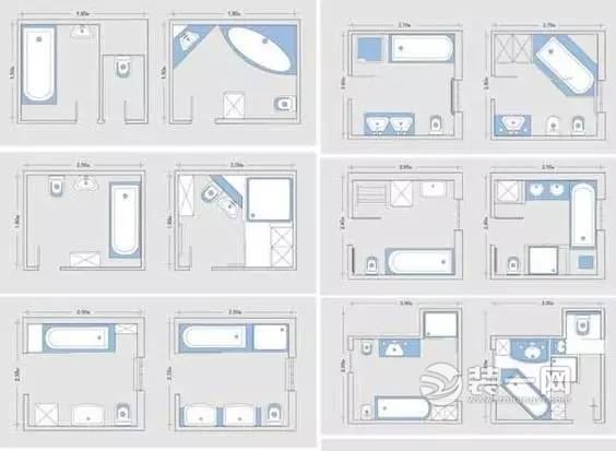 小于5㎡卫浴如何装修? 南京装修公司分享4套设计方案