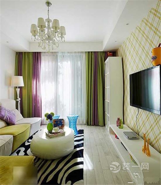 绵阳装修网婚房案例推荐 现代风格两居室设计效果图